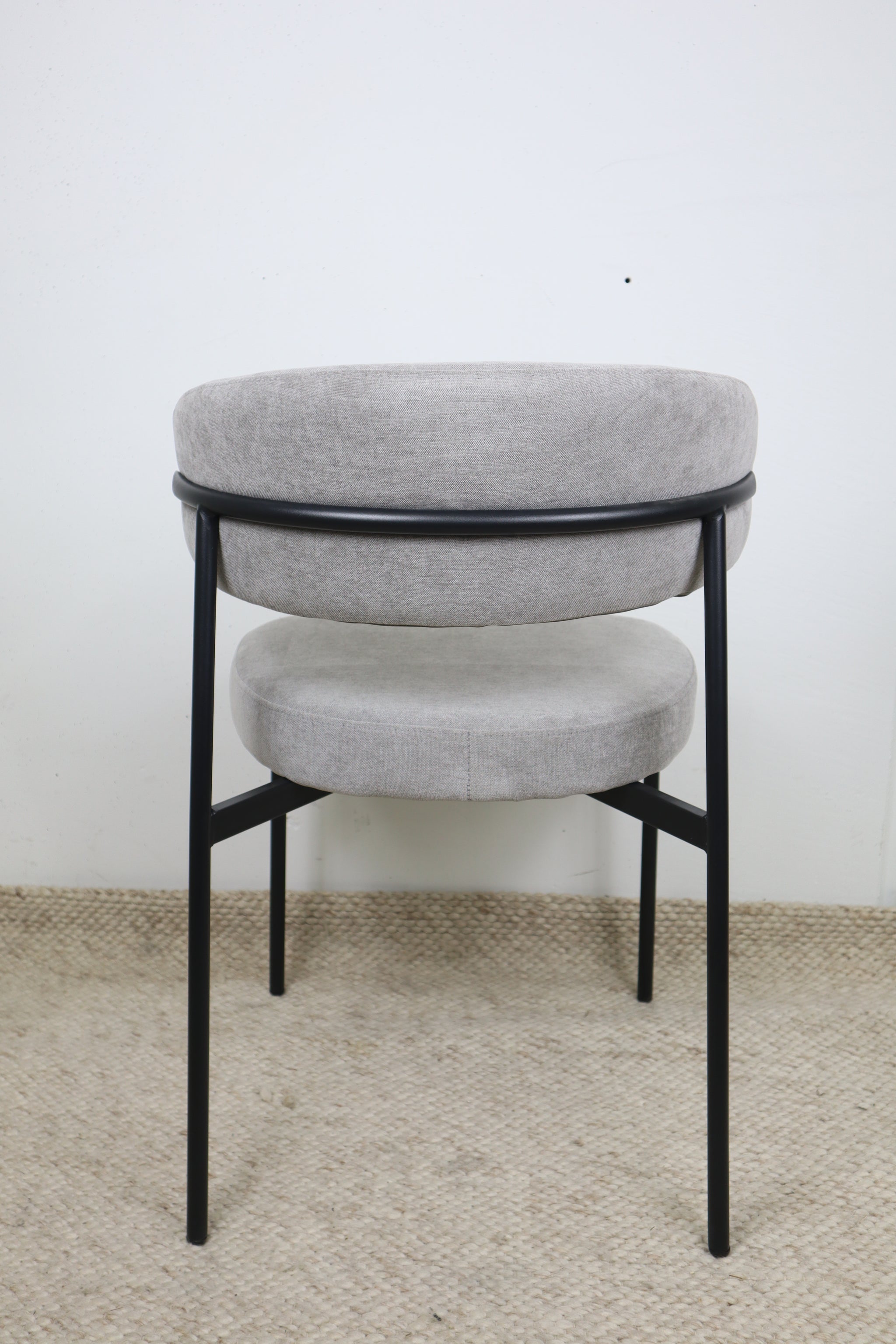WADE GREY FABRIC DINING CHAIR