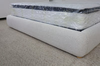 LILLY GAS LIFT NATURAL BOUCLE DOUBLE BED