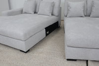 EVE LIGHT GREY SHARE LOVESEAT