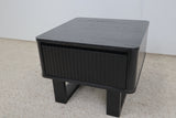 RIDGE BLACK LAMP TABLE