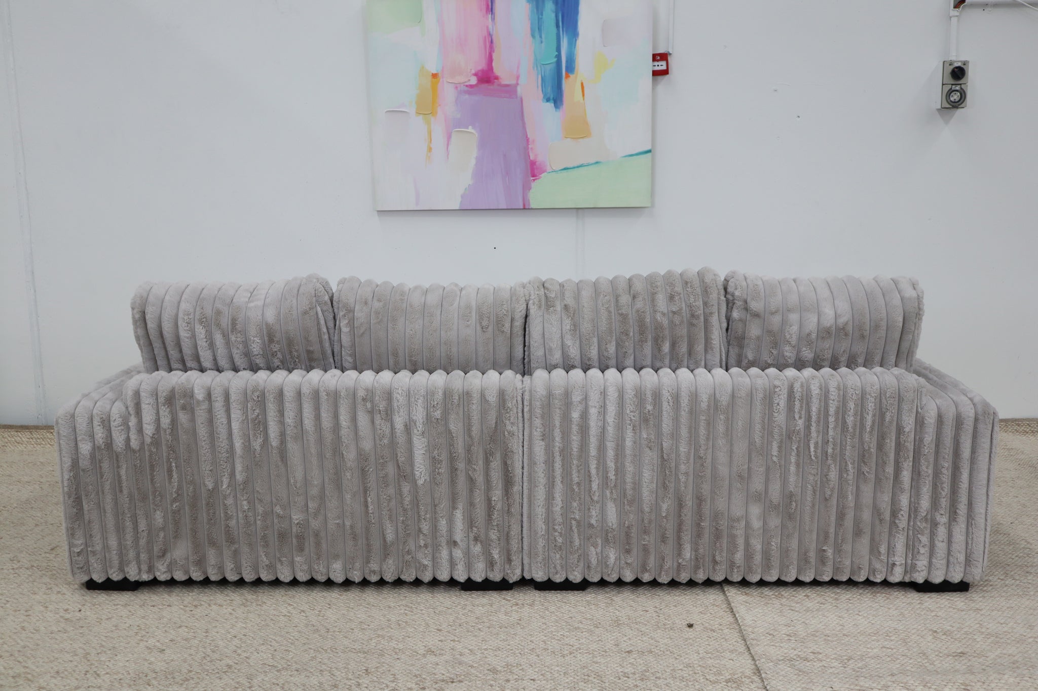EVE GREY LOVESEAT