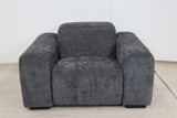 NOAH CHARCOAL FABRIC ELECTRIC RECLINER