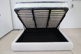 LILLY GAS LIFT NATURAL BOUCLE DOUBLE BED
