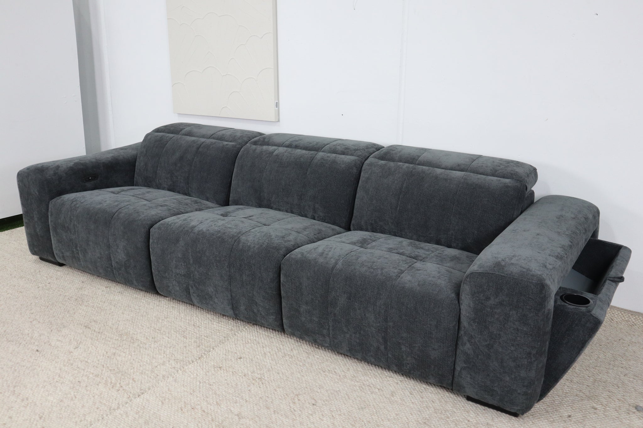 NOAH CHARCOAL 3 SEATER