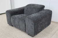 NOAH CHARCOAL FABRIC ELECTRIC RECLINER