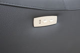 ASPEN BLACK LEATHER 2 SEATER