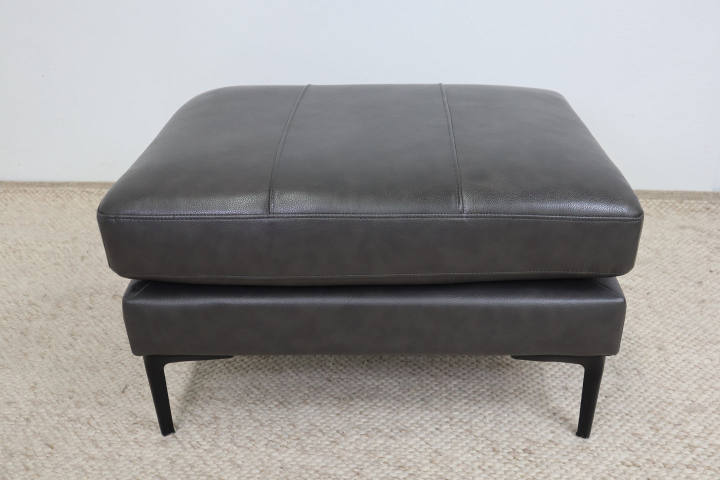 JADE GREY OTTOMAN