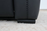 ASPEN BLACK LEATHER 2 SEATER