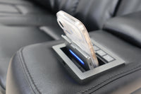 JASPER BLACK 3 SEATER