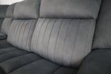 PAYTON DARK GREY FABRIC ELECTRIC CORNER LOUNGE