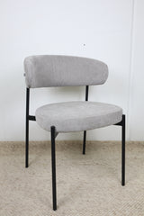 WADE GREY FABRIC DINING CHAIR