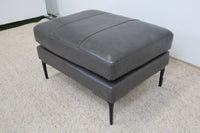 JADE GREY OTTOMAN