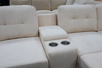 ELSIE BEIGE CORNER LOUNGE