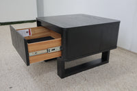 RIDGE BLACK LAMP TABLE