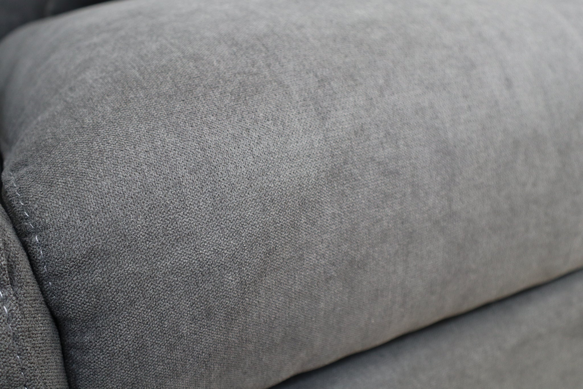 HALLE N6 DARK GREY FABRIC 2 SEATER