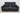 MELBOURNE BLACK LEATHER 2 SEATER