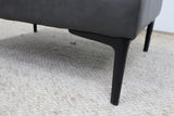 JADE GREY OTTOMAN