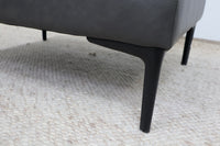 JADE GREY OTTOMAN