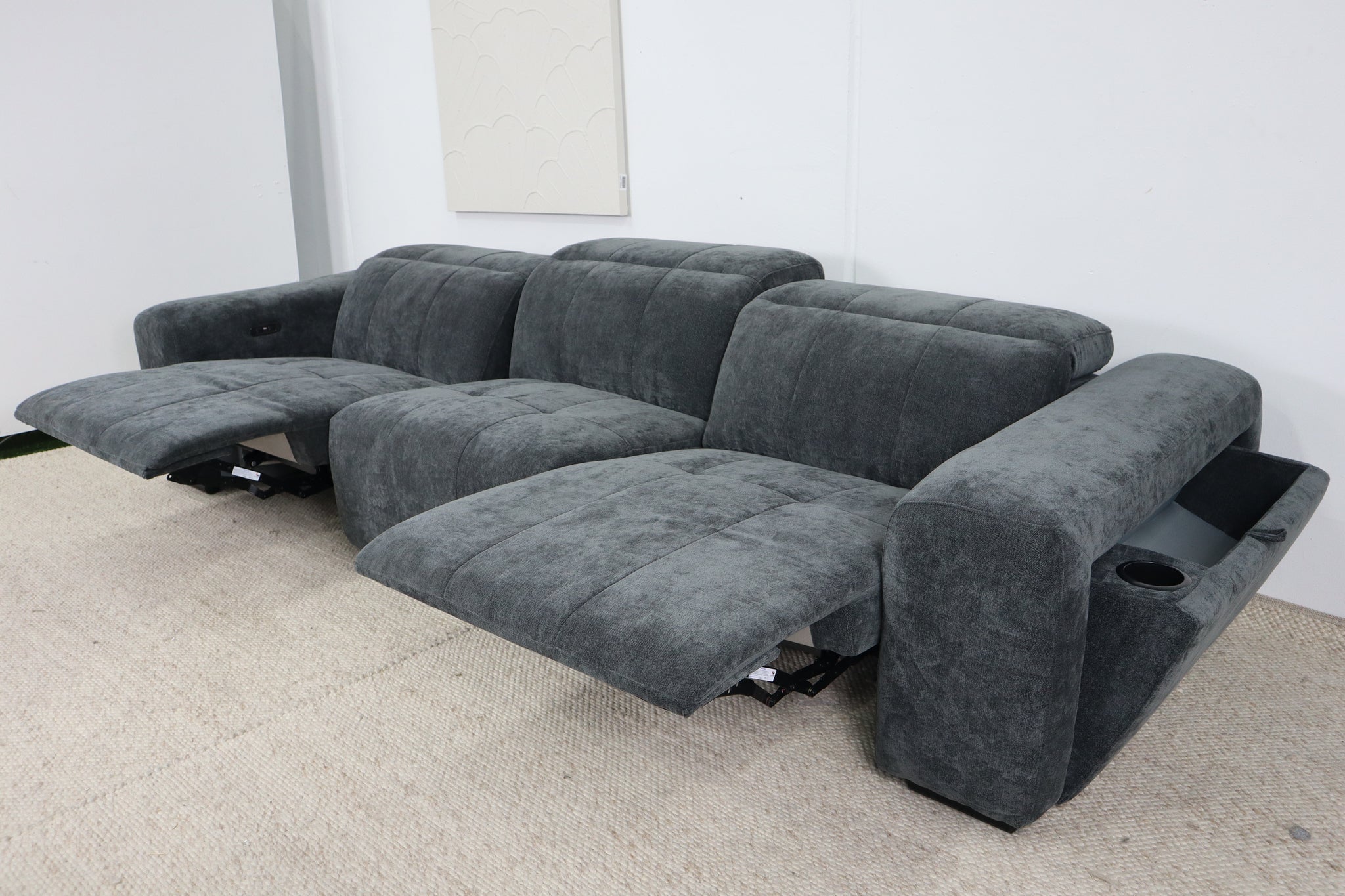 NOAH CHARCOAL 3 SEATER