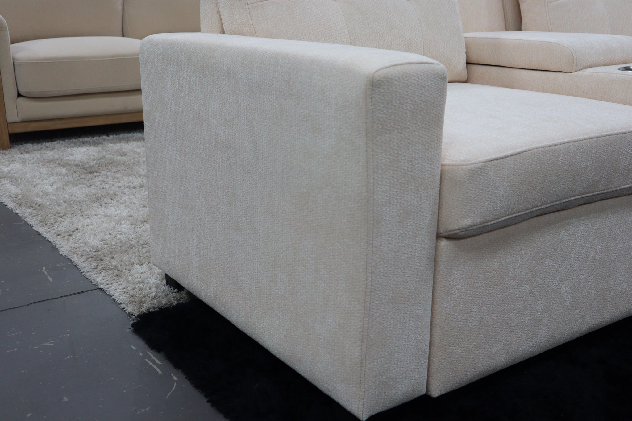 ELSIE BEIGE CORNER LOUNGE