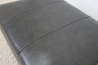 JADE GREY OTTOMAN