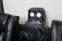 JASPER BLACK 3 SEATER