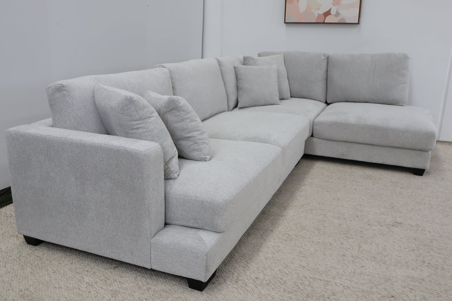 BLAIR LIGHT GREY SHARE CORNER LOUNGE