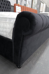 SAVANNAH BLACK KING BED