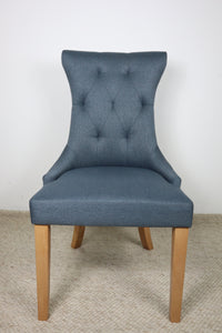 LUCY DENIM FABRIC DINING CHAIR