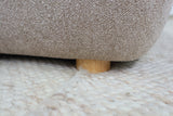 TAYA TAUPE FABRIC QUEEN BED