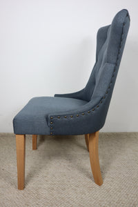 LUCY DENIM FABRIC DINING CHAIR