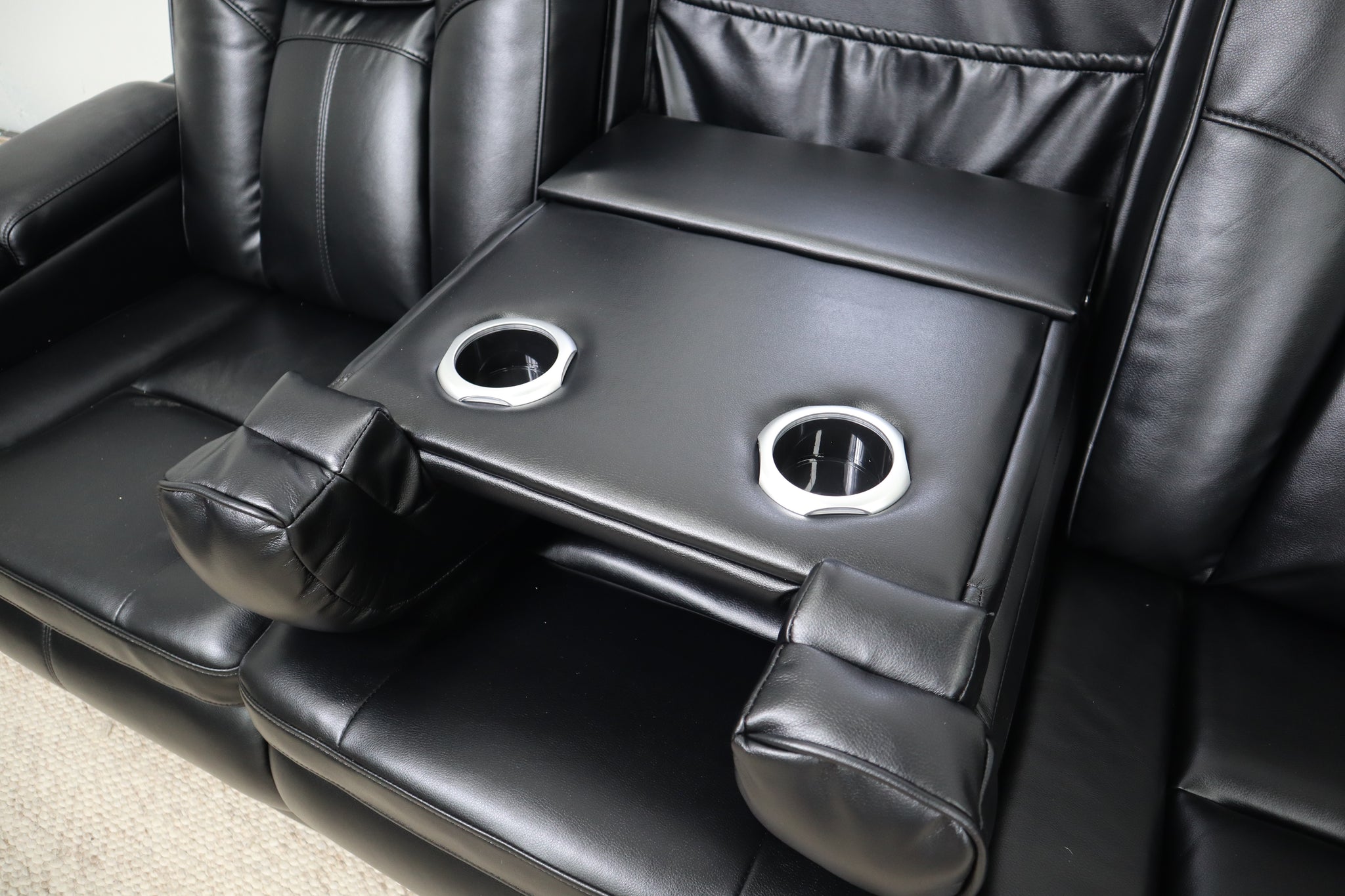 JASPER BLACK 3 SEATER