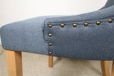 LUCY DENIM FABRIC DINING CHAIR