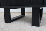 RIDGE BLACK LAMP TABLE