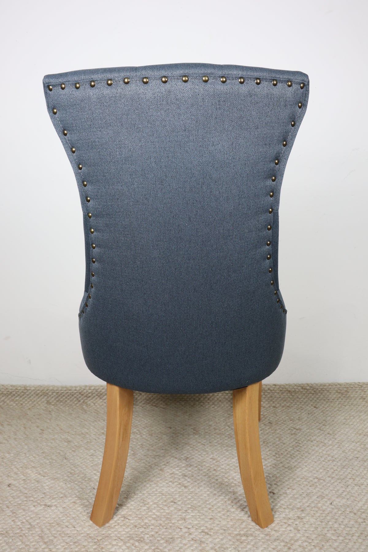 LUCY DENIM FABRIC DINING CHAIR