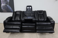 JASPER BLACK 3 SEATER