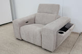 NOAH NATURAL FABRIC ELECTRIC RECLINER