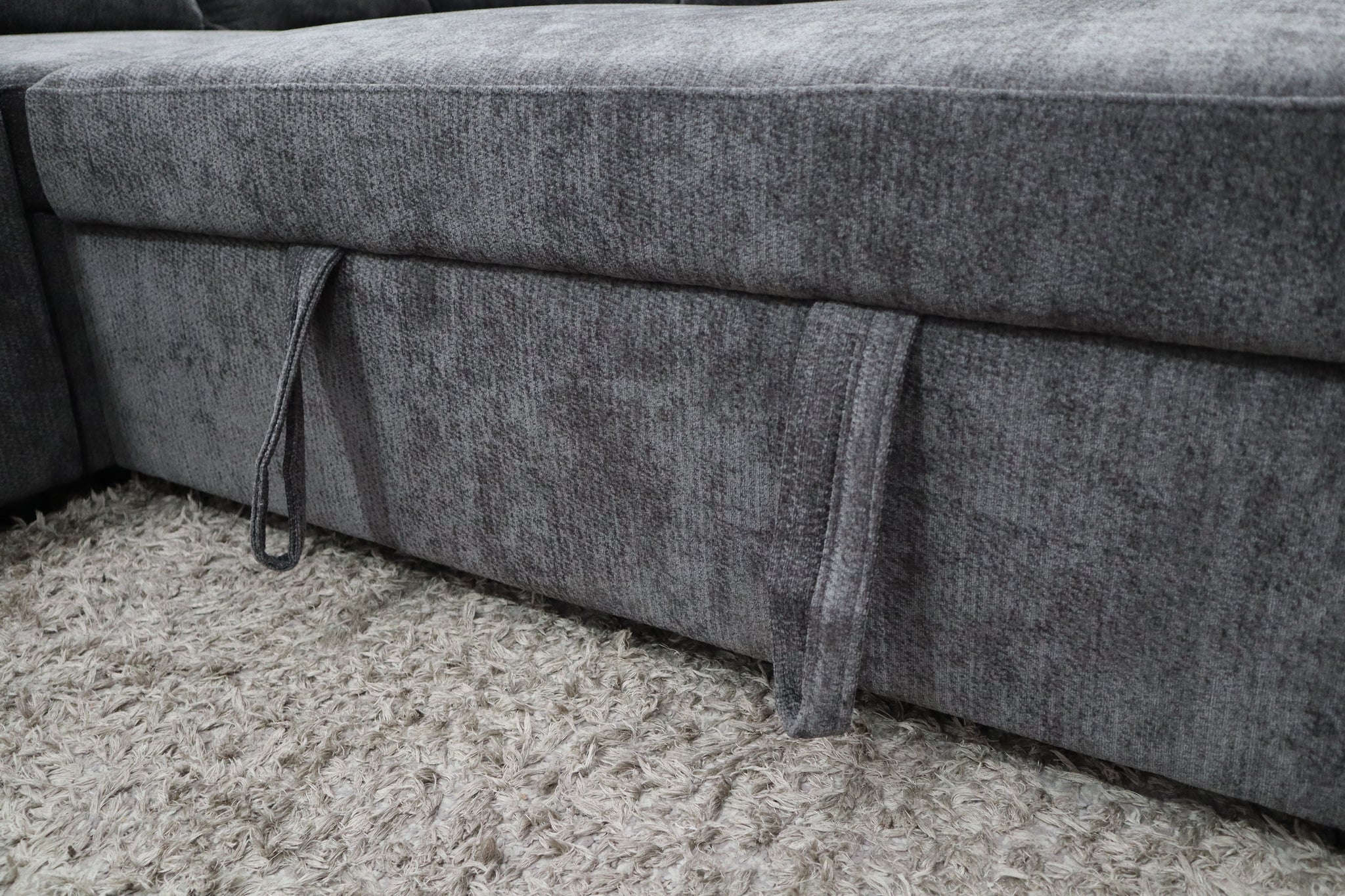 ELSIE DARK GREY CORNER LOUNGE SUITE