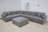 SCARLETT N4 GREY CORNER LOUNGE SUITE