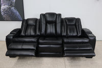 JASPER BLACK 3 SEATER