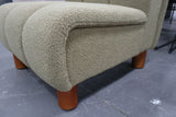 SUMMER OLIVE GREEN ARMCHAIR
