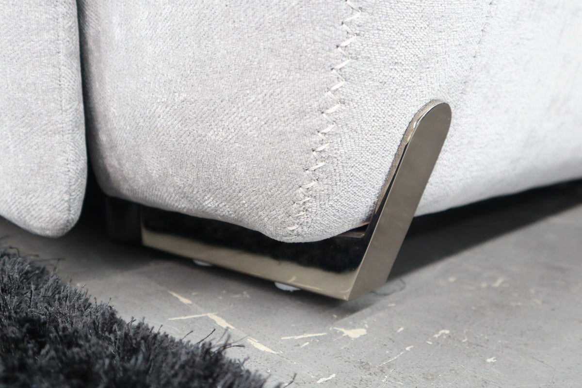 HAMISH GREY FABRIC ELECTRIC CORNER LOUNGE SUITE