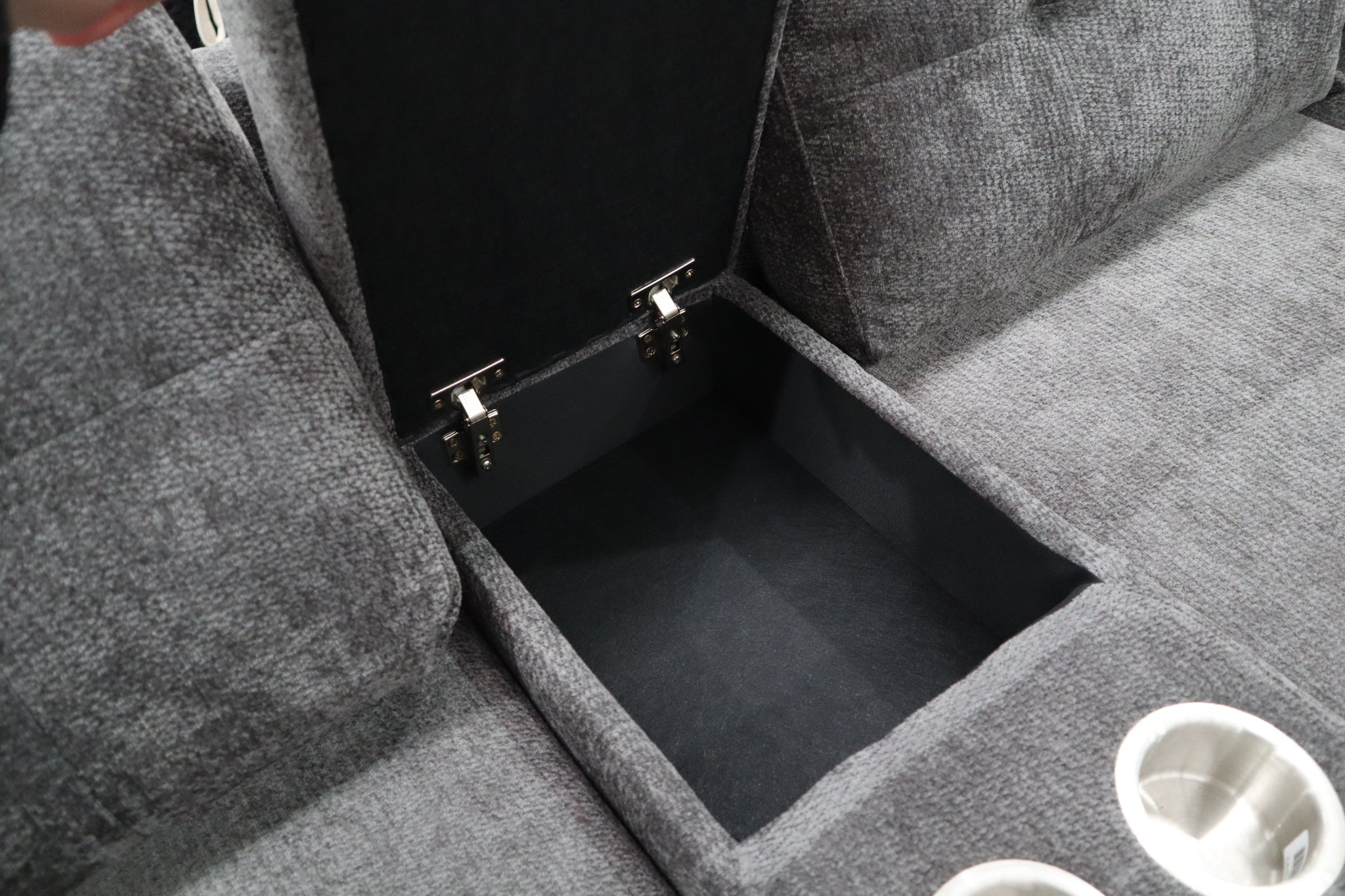 ELSIE DARK GREY CORNER LOUNGE SUITE