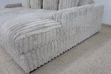 EVE BEIGE FAUX FUR LOVESEAT