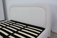 LILLY GAS LIFT NATURAL BOUCLE DOUBLE BED