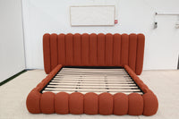 SHAE BURNT ORANGE KING BED