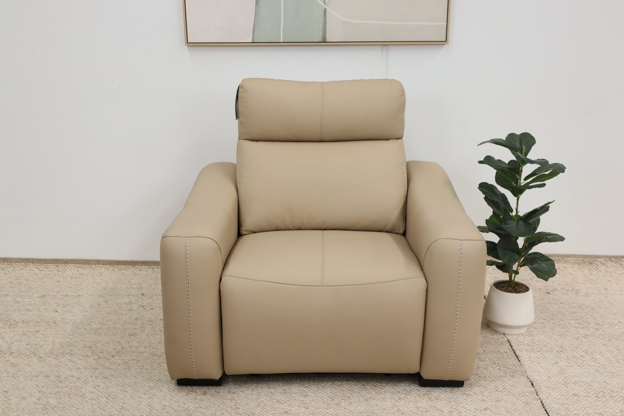 ASPEN BEIGE RECLINER