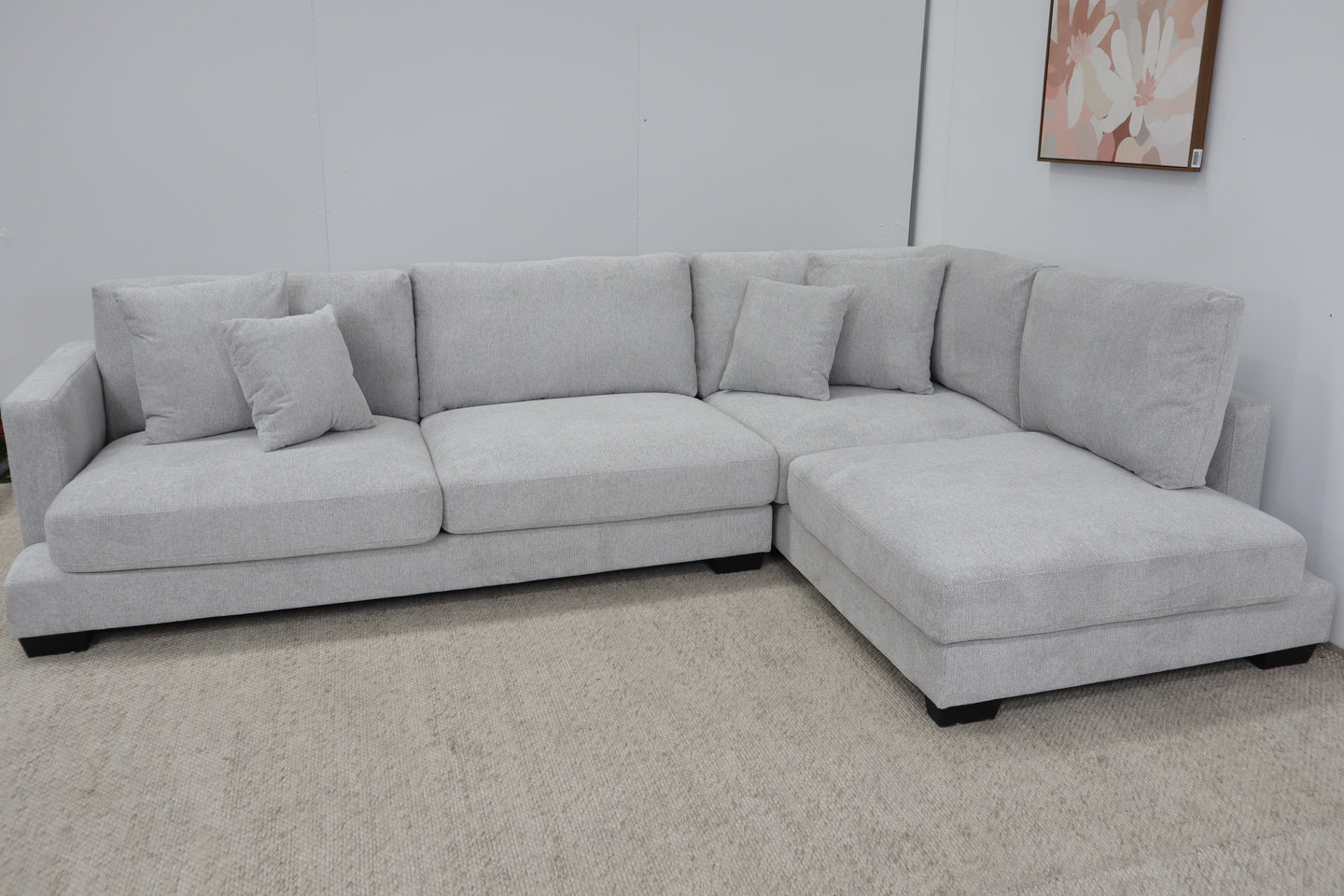 BLAIR LIGHT GREY SHARE CORNER LOUNGE