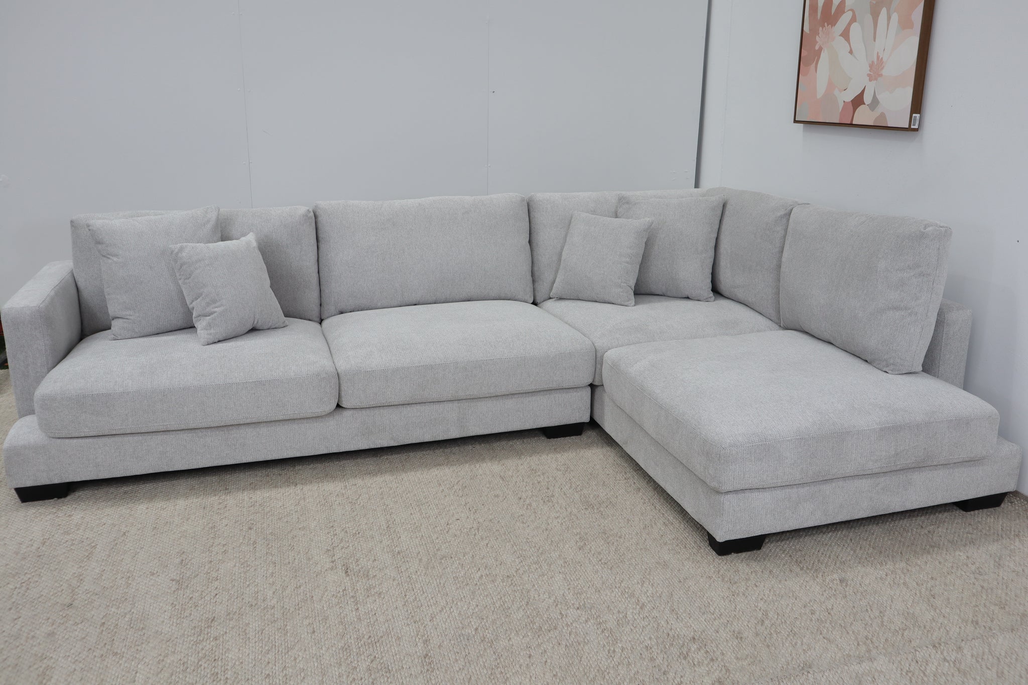 BLAIR LIGHT GREY SHARE CORNER LOUNGE