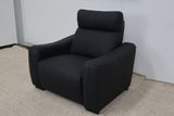ASPEN BLACK LEATHER RECLINER